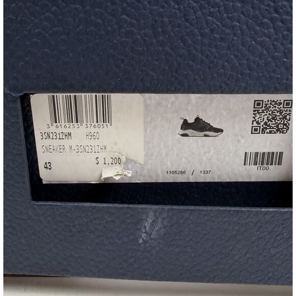 Size 43EU/10US- Dior B22 Black White Leather Trainers? RETAIL $1.1K! main image 8